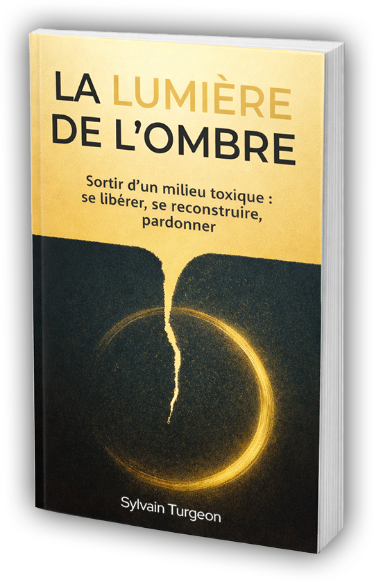 Couverture du livre "La lumière de l'ombre" par Sylvain Turgeon.